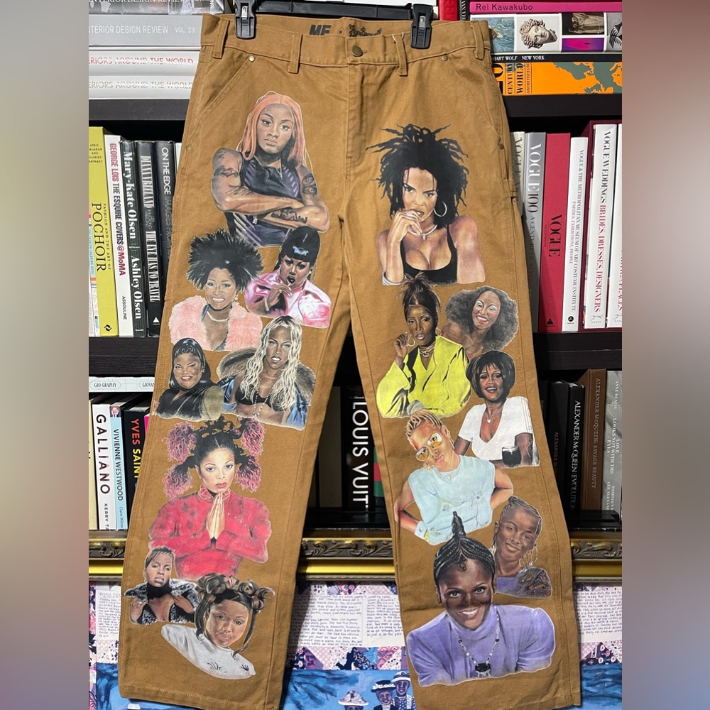 NWT Melody Ehsani x Aya Brown Tee Worker Pant